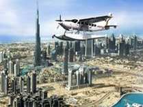 Туры и сафари в ОАЭ - полет на гидроплане над Дубаем